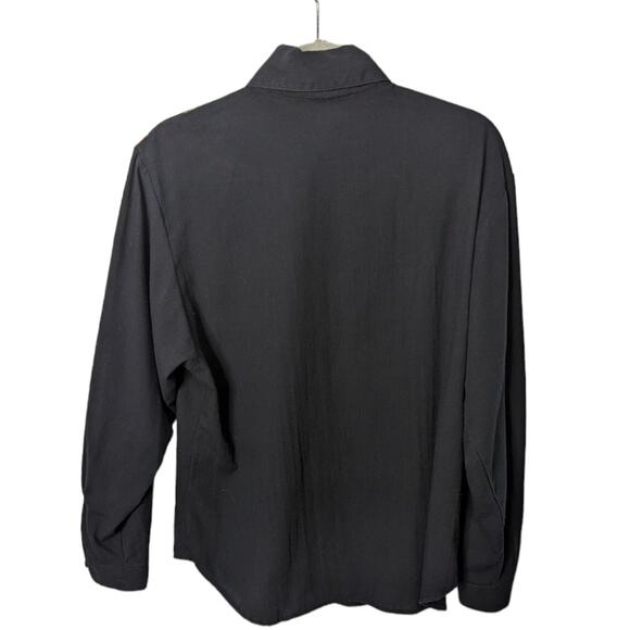 Vintage 80's Tapestry  Button Front Shirt Bear Halloween Novlety Print Shirt - Picture 2 of 8